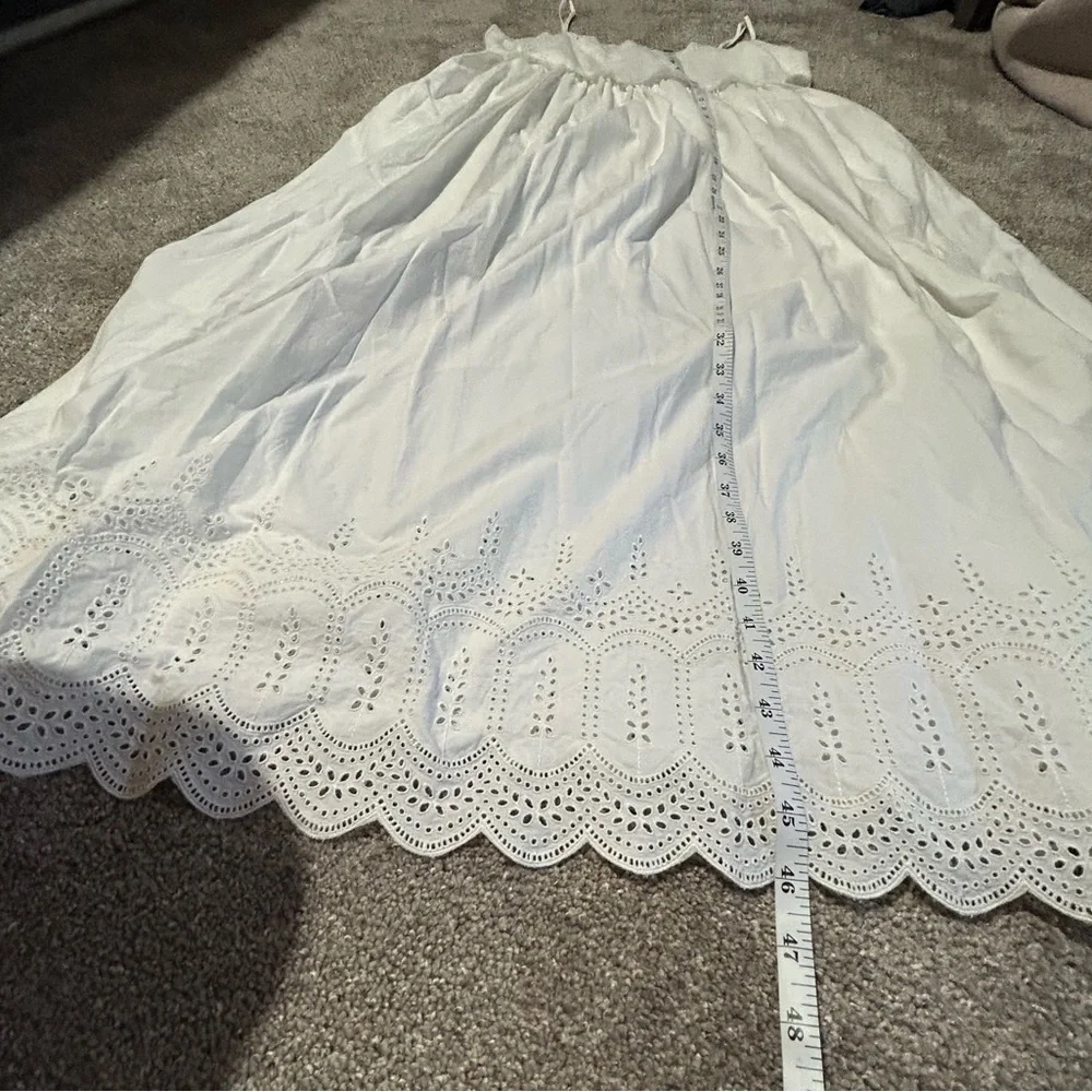 Posse the label Maisie Embroidered Cotton Maxi Dress in white! - Picture 8 of 9